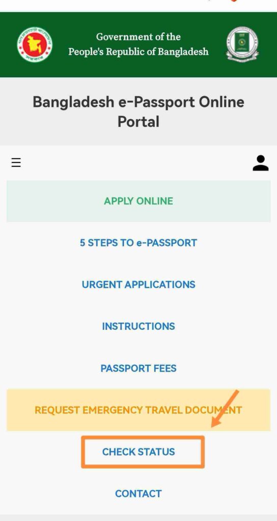 bangladesh passport status check