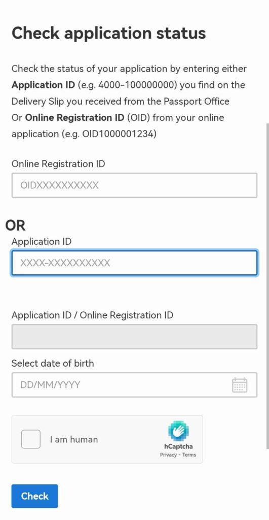 bangladesh passport status check